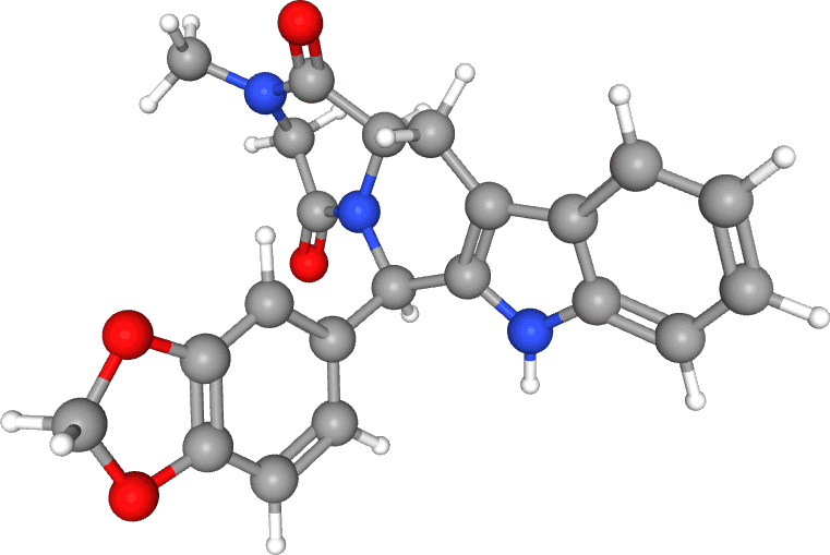 Tadalafil molecule