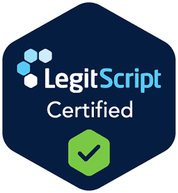 LegitScript certified seal